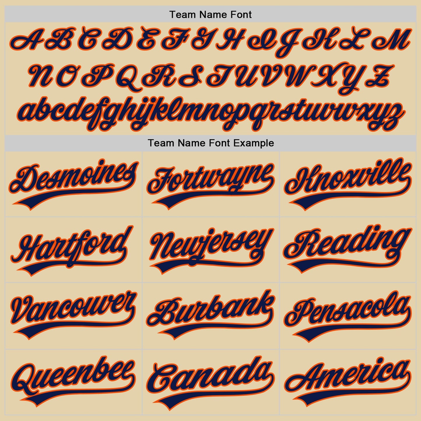 Custom Sand Navy-Orange Authentic Baseball Jersey - Sky-Custom