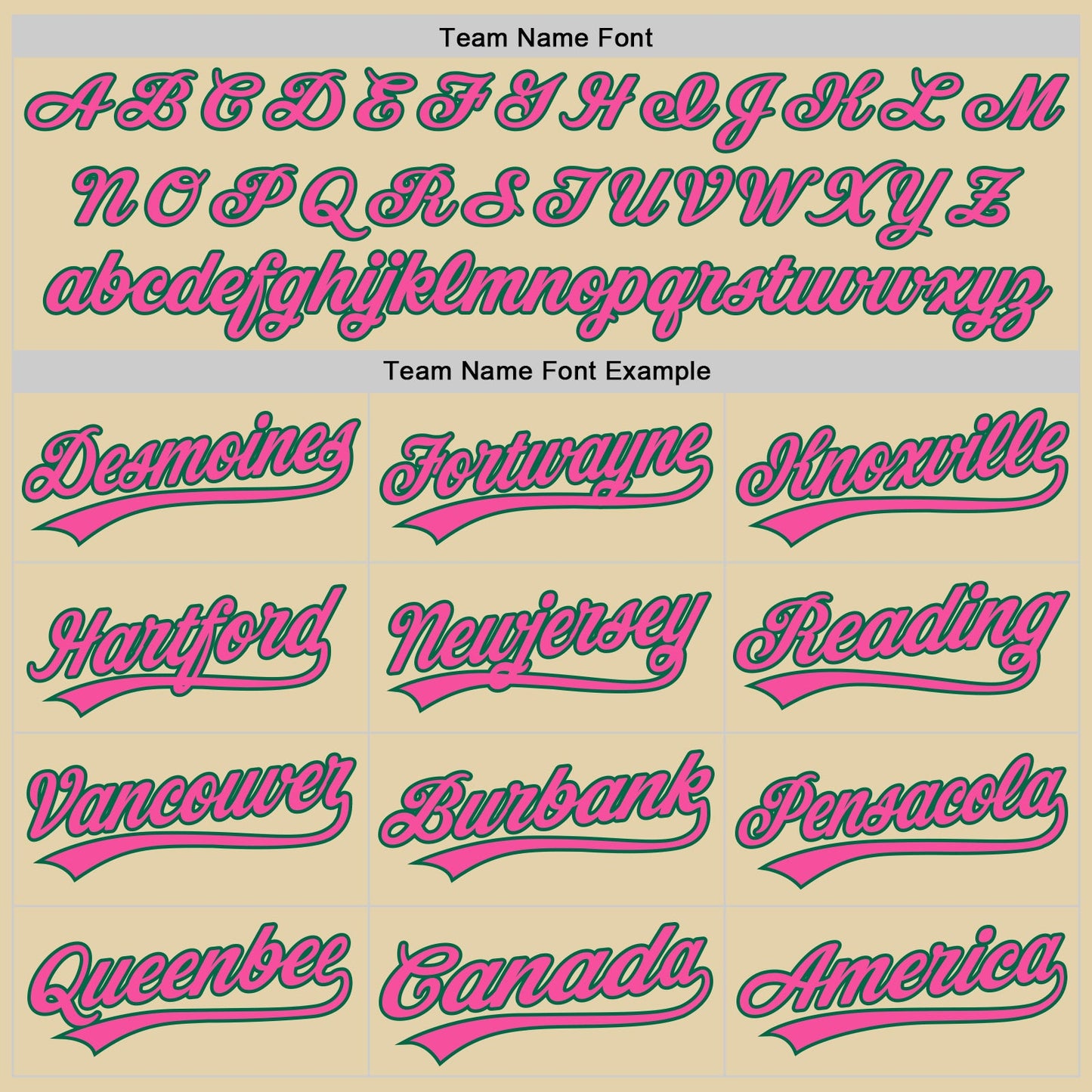 Custom Sand Pink-Kelly Green Authentic Baseball Jersey - Sky-Custom