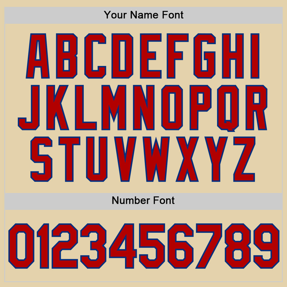 Custom Sand Red-Royal Authentic Baseball Jersey - Sky-Custom