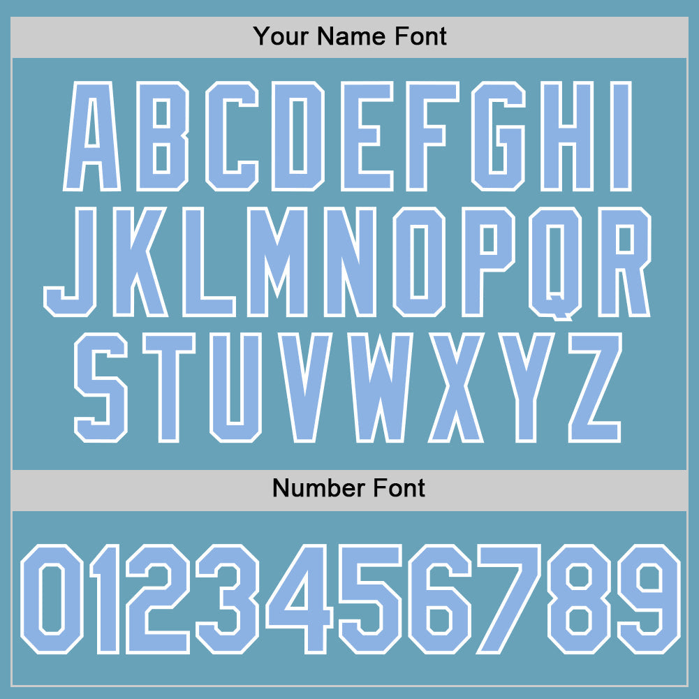 Custom Shadow Blue Light Blue-White Authentic Baseball Jersey - Sky-Custom