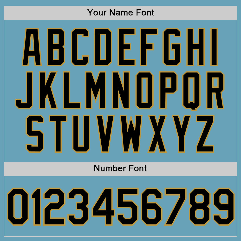 Custom Shadow Blue Black-Old Gold Authentic Baseball Jersey - Sky-Custom