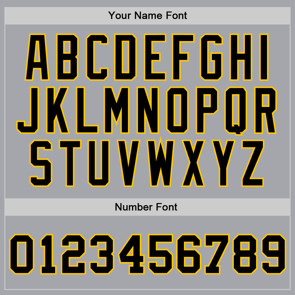 Custom Gray Black-Gold Authentic Throwback Basketball Jersey - Sky-Custom