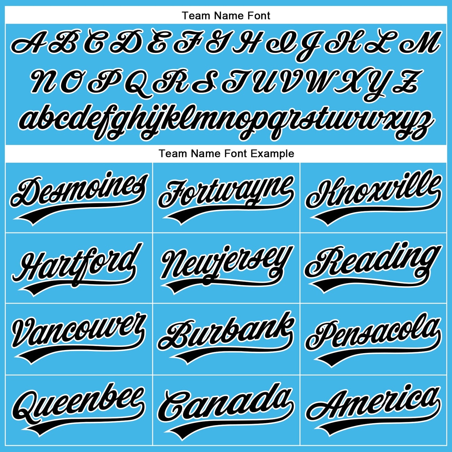 Custom Sky Blue Black-White Authentic Baseball Jersey - Sky-Custom