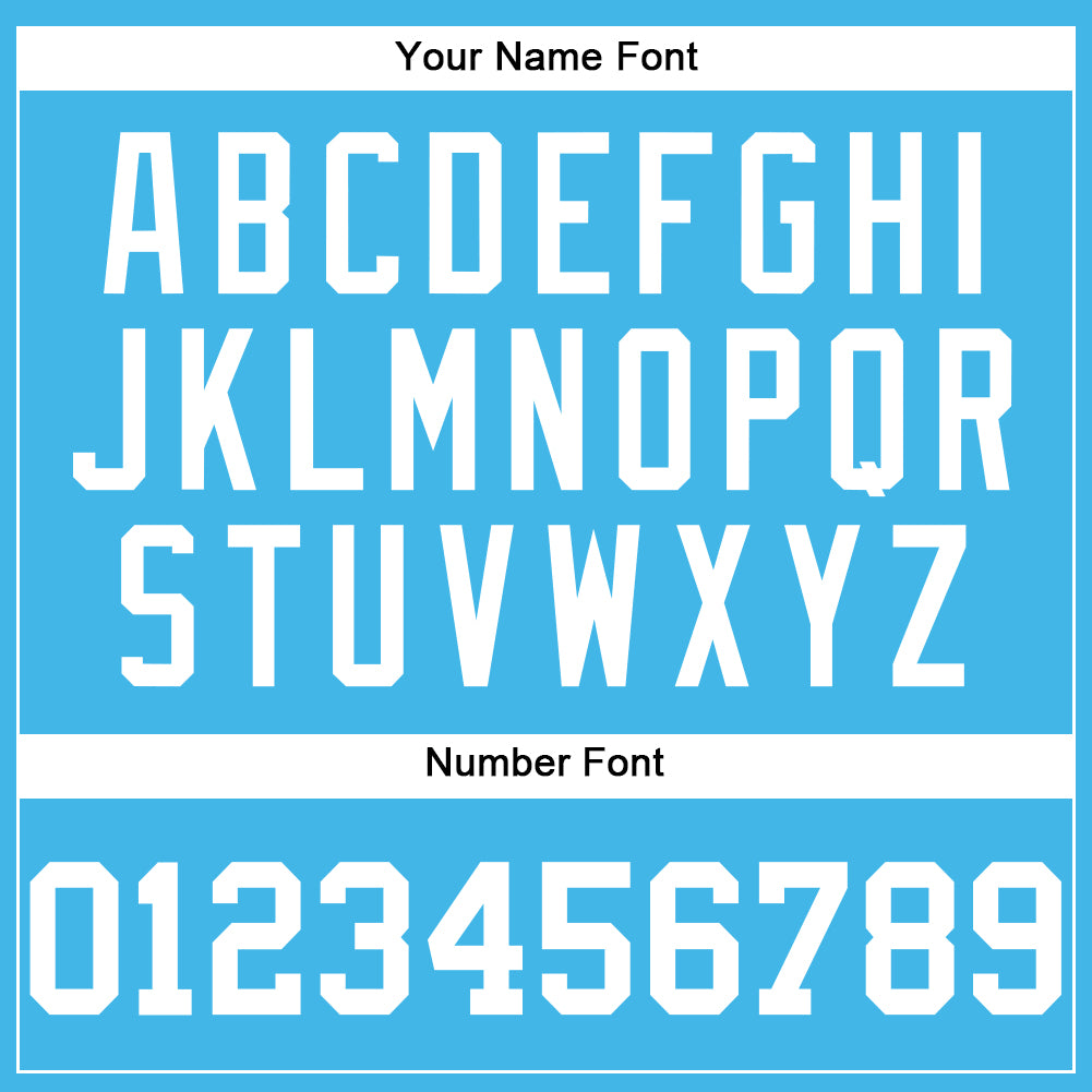 Custom Sky Blue White Authentic Baseball Jersey - Sky-Custom