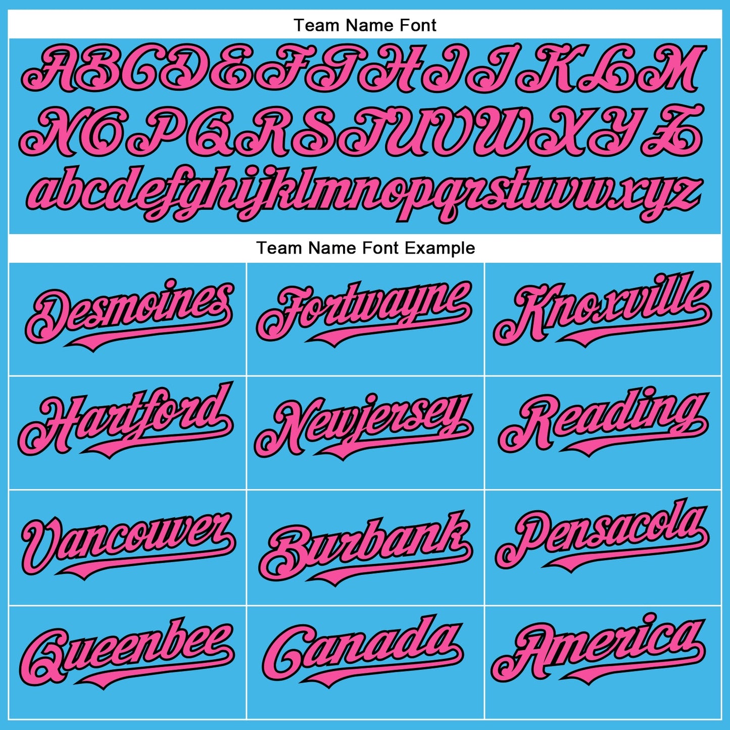 Custom Sky Blue Pink-Black Authentic Baseball Jersey - Sky-Custom