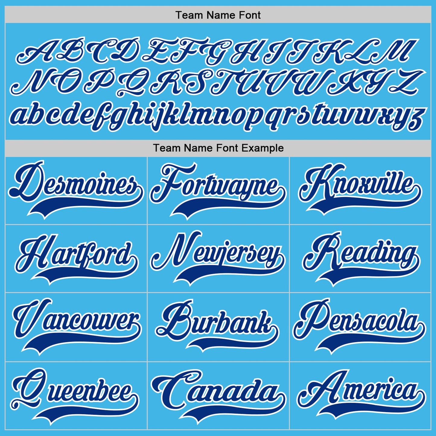 Custom Sky Blue Royal-White Hockey Jersey - Sky-Custom