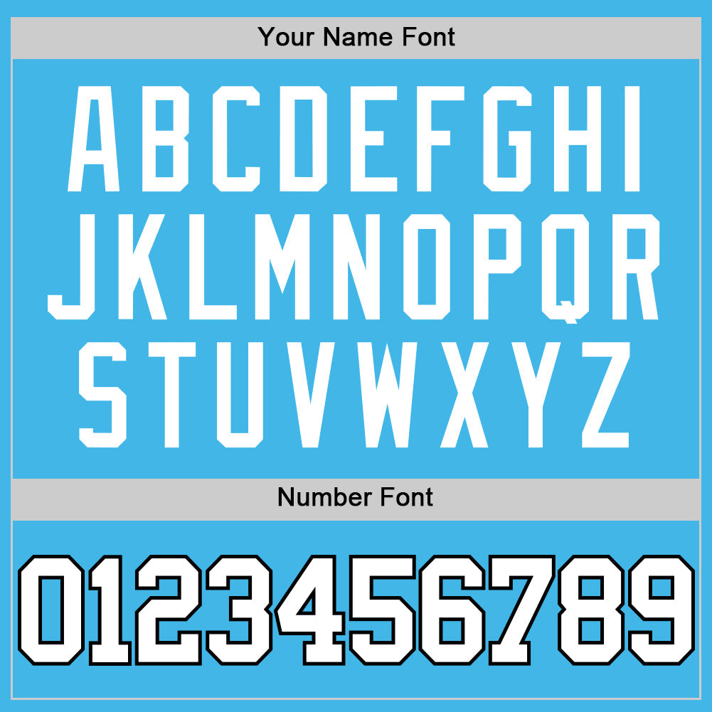 Custom Sky Blue White-Black Authentic Basketball Jersey - Sky-Custom