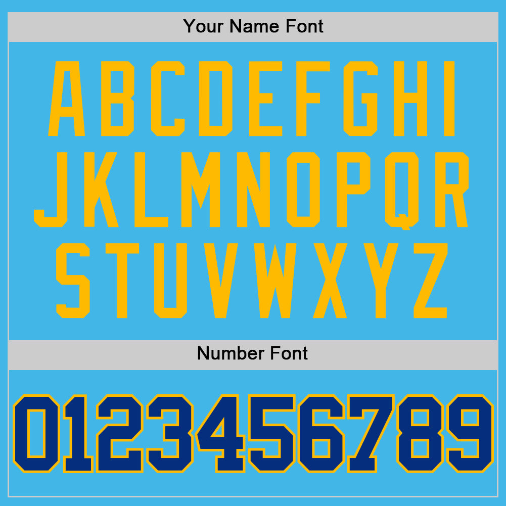 Custom Sky Blue Royal-Gold Authentic Basketball Jersey - Sky-Custom