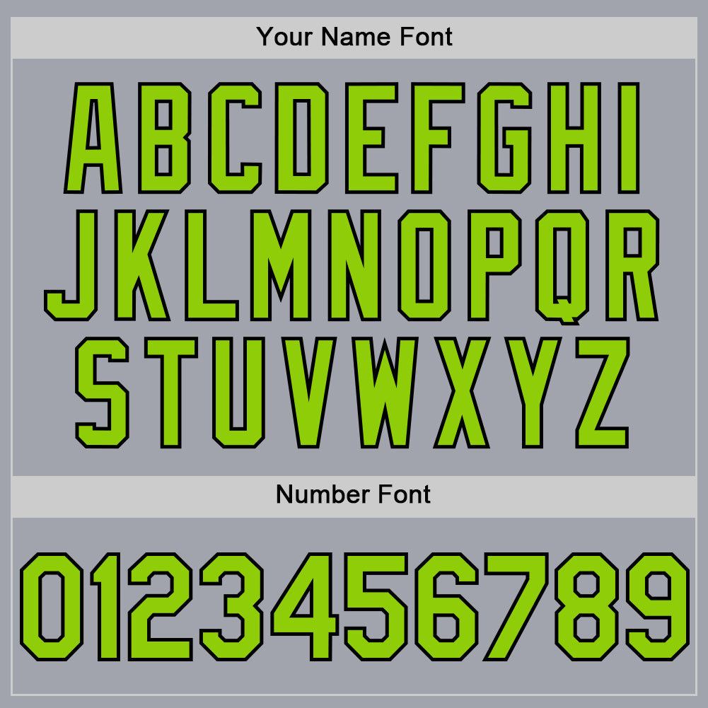 Custom Gray Black Pinstripe Neon Green Authentic Sleeveless Baseball Jersey - Sky-Custom