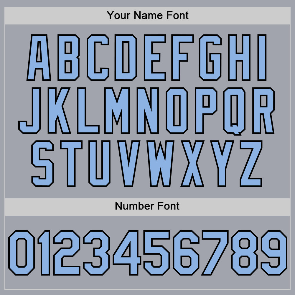 Custom Gray Black Pinstripe Light Blue Authentic Sleeveless Baseball Jersey - Sky-Custom