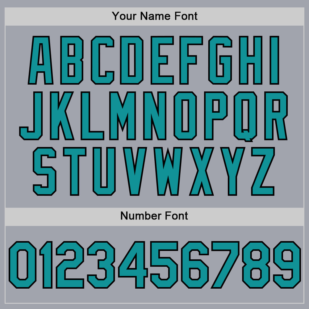 Custom Gray Black Pinstripe Teal Authentic Sleeveless Baseball Jersey - Sky-Custom