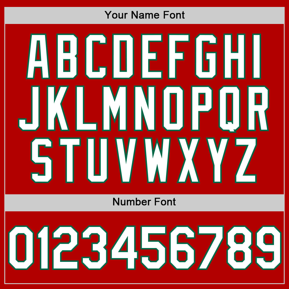 Custom Red White-Kelly Green Authentic Sleeveless Baseball Jersey - Sky-Custom