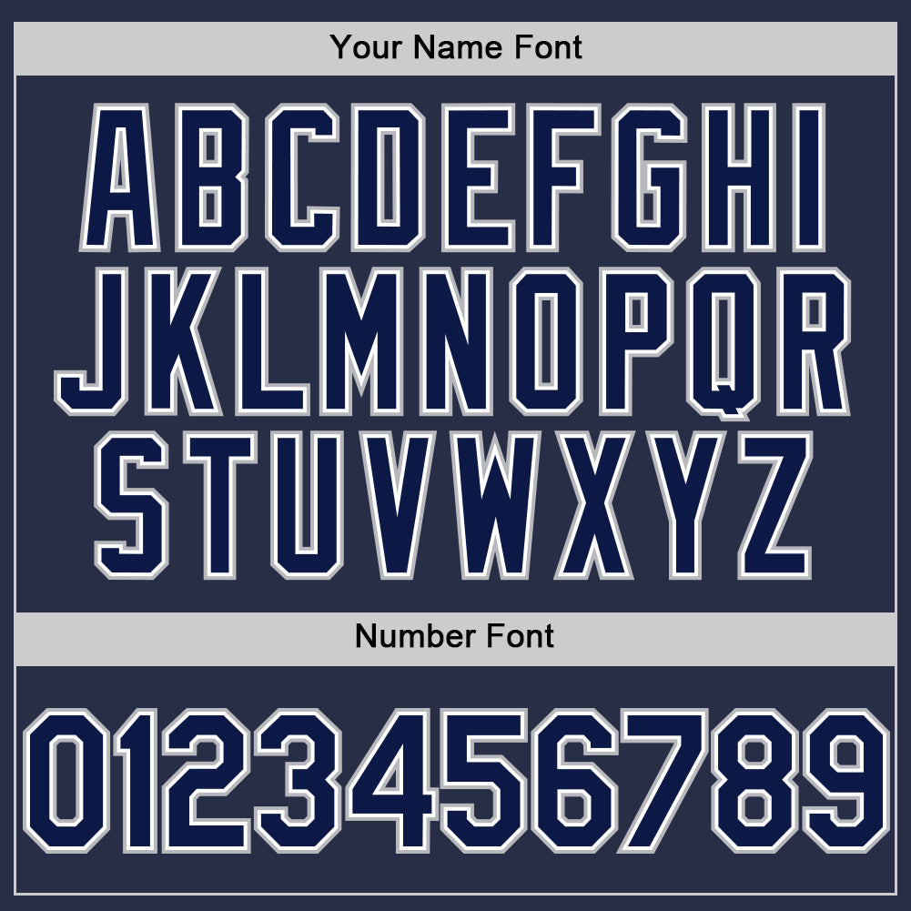 Custom Navy White-Gray Authentic Sleeveless Baseball Jersey - Sky-Custom