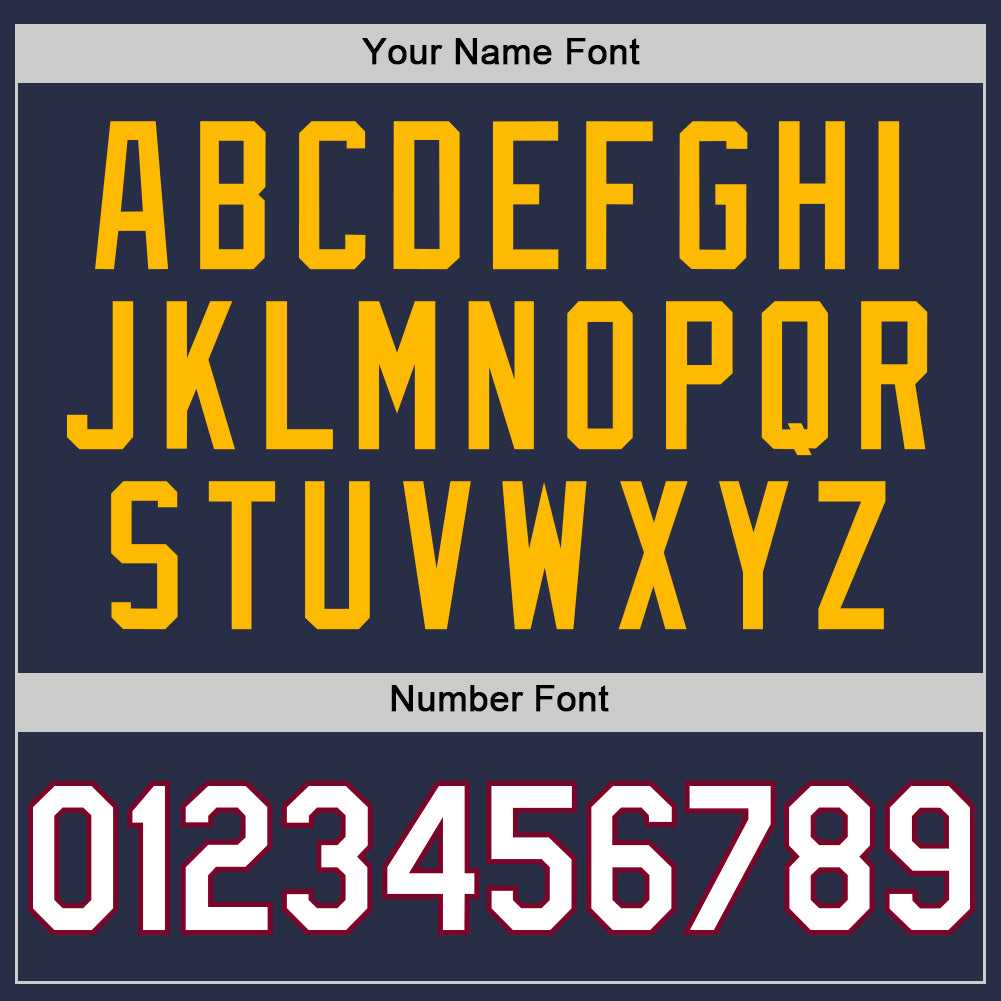 Custom Navy Maroon-Gold Authentic Sleeveless Baseball Jersey - Sky-Custom