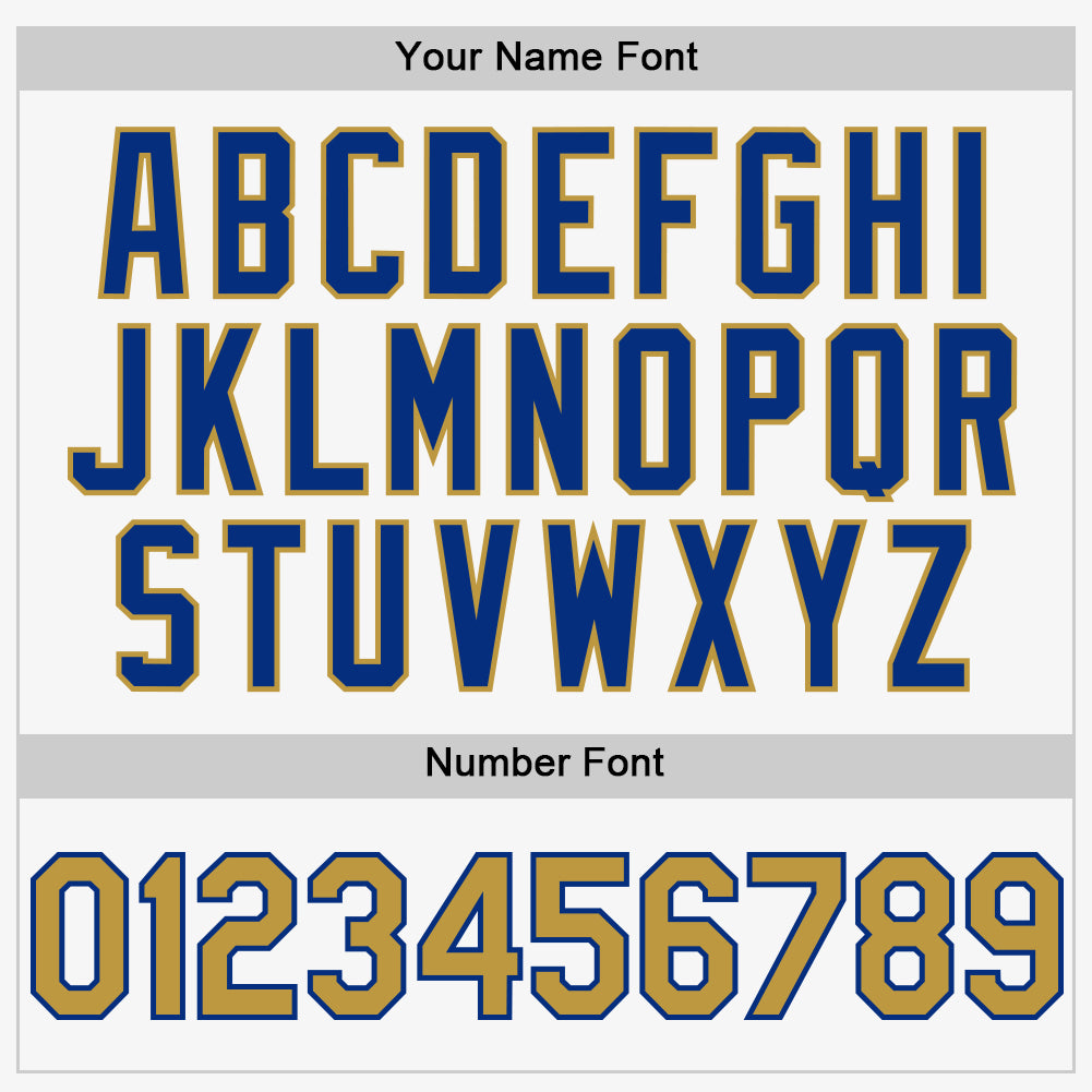 Custom White Old Gold-Royal Authentic Sleeveless Baseball Jersey - Sky-Custom