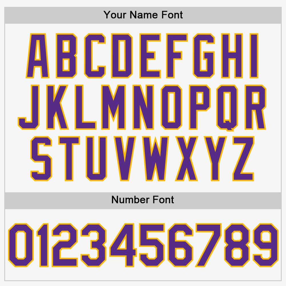 Custom White Purple-Gold Authentic Sleeveless Baseball Jersey - Sky-Custom