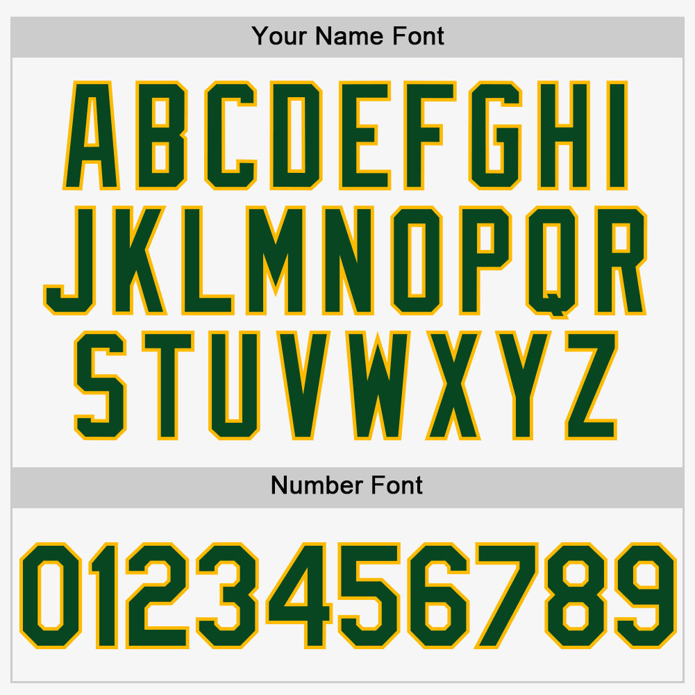 Custom White Green-Gold Authentic Sleeveless Baseball Jersey - Sky-Custom