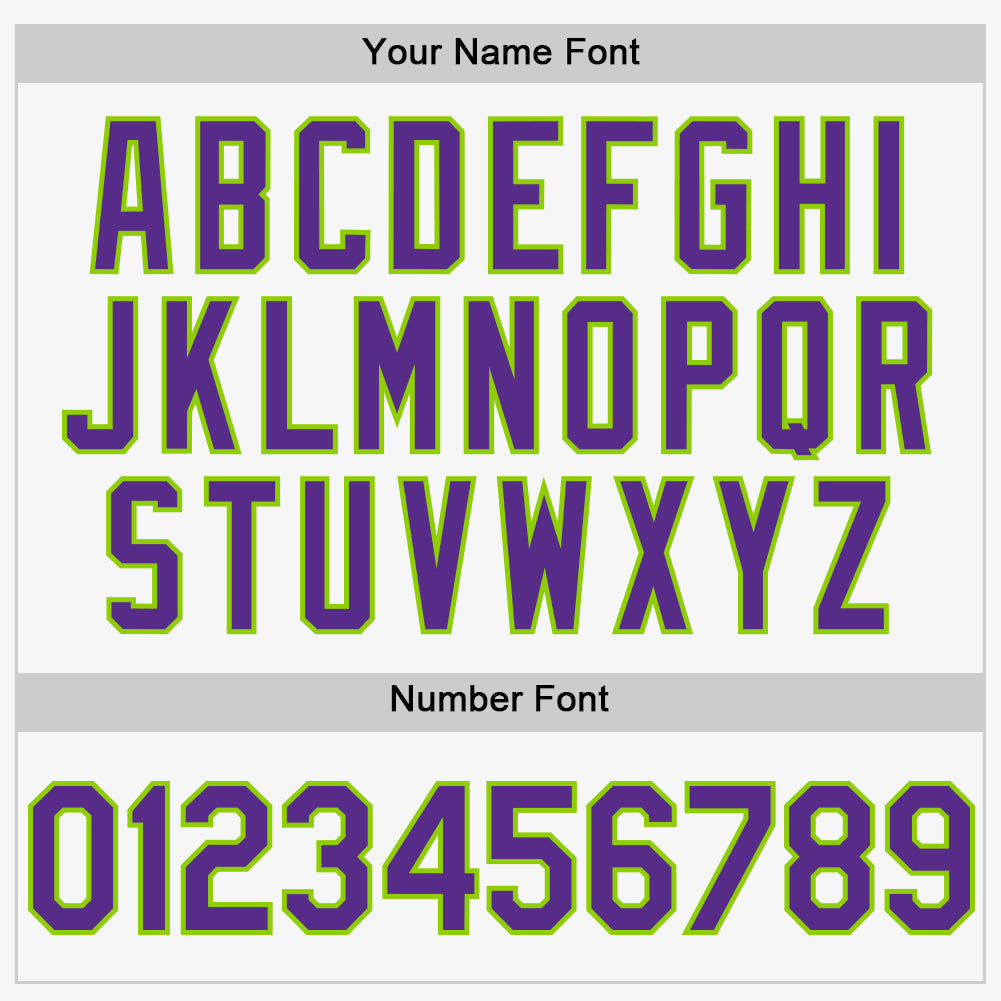 Custom White Purple-Neon Green Authentic Sleeveless Baseball Jersey - Sky-Custom