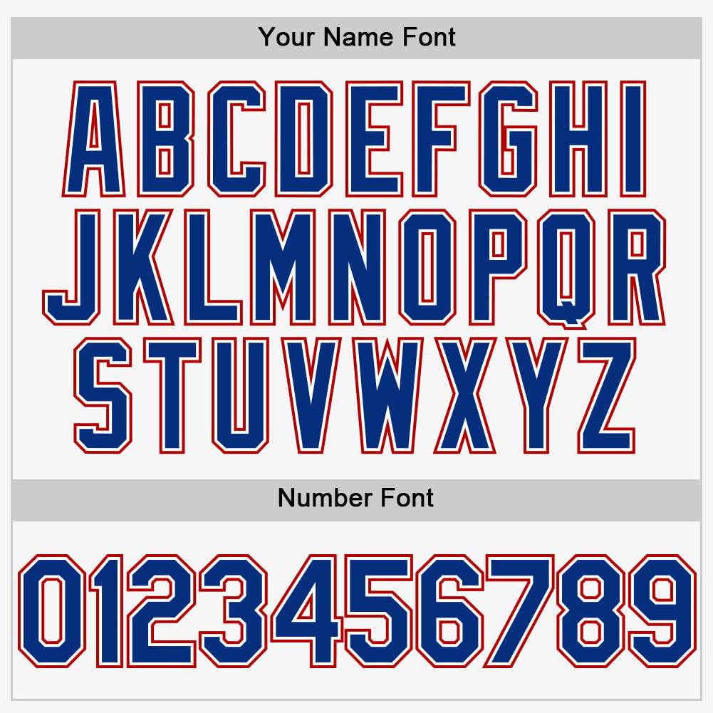 Custom White Royal-Red Authentic Sleeveless Baseball Jersey - Sky-Custom