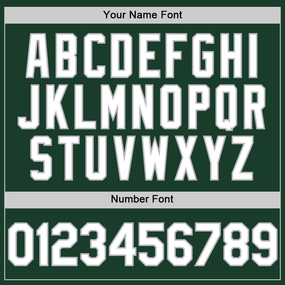 Custom Green White-Gray Authentic Sleeveless Baseball Jersey - Sky-Custom