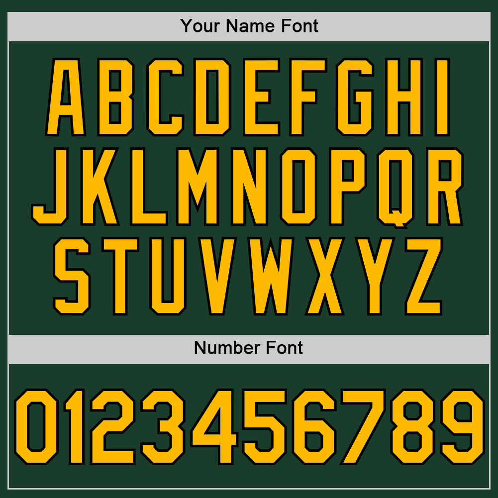 Custom Green Gold-Black Authentic Sleeveless Baseball Jersey - Sky-Custom