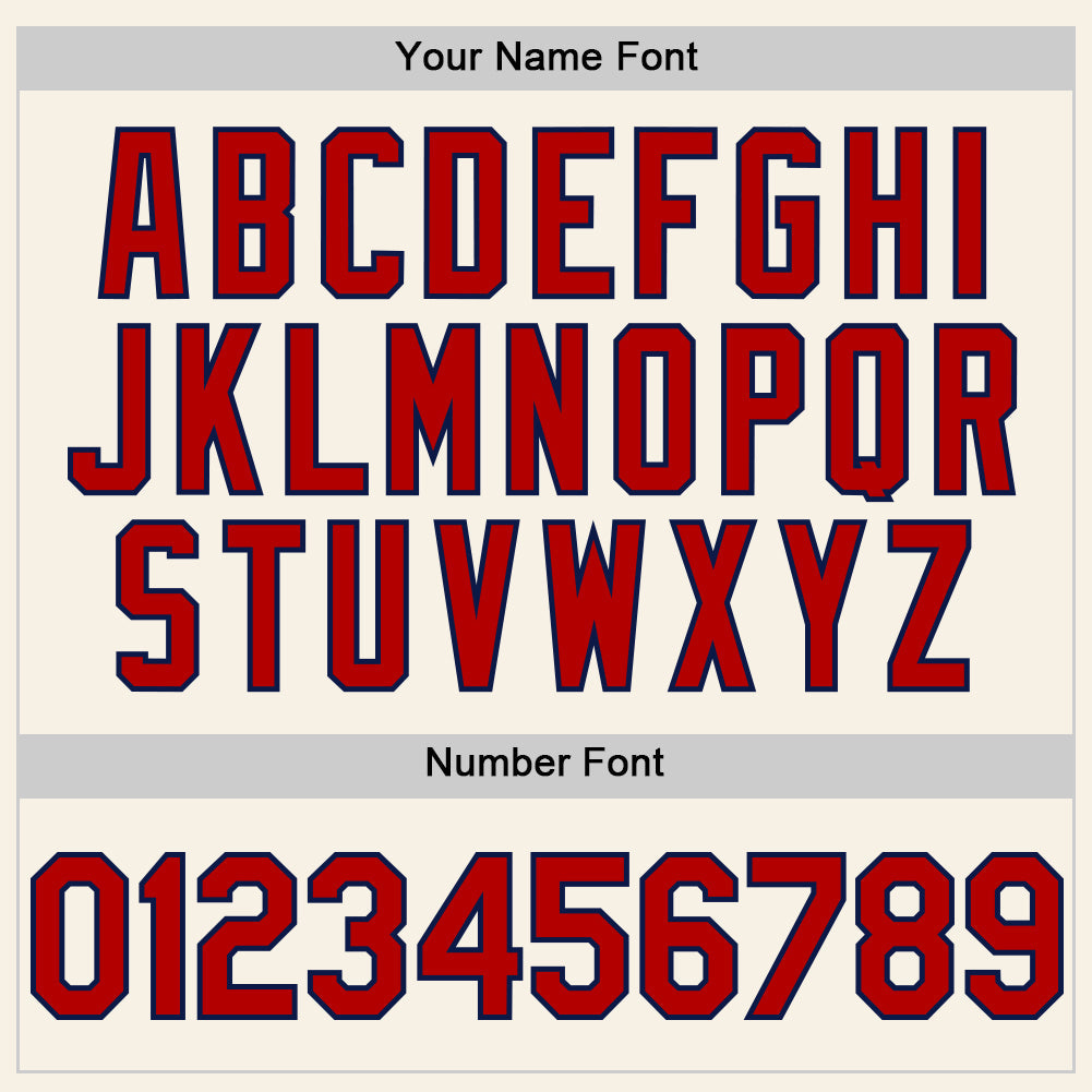 Custom Cream Red-Navy Authentic Sleeveless Baseball Jersey - Sky-Custom