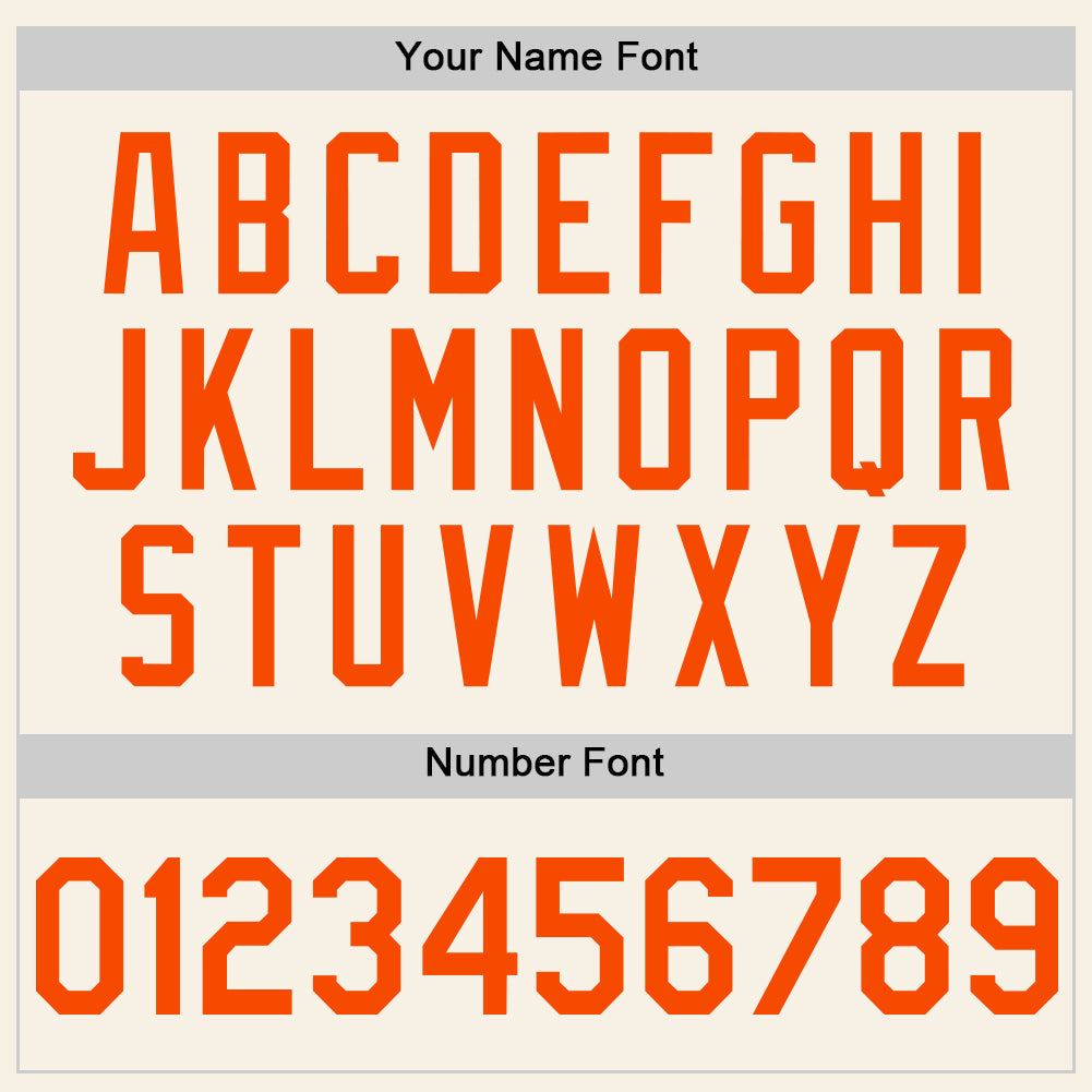 Custom Cream Orange Authentic Sleeveless Baseball Jersey - Sky-Custom