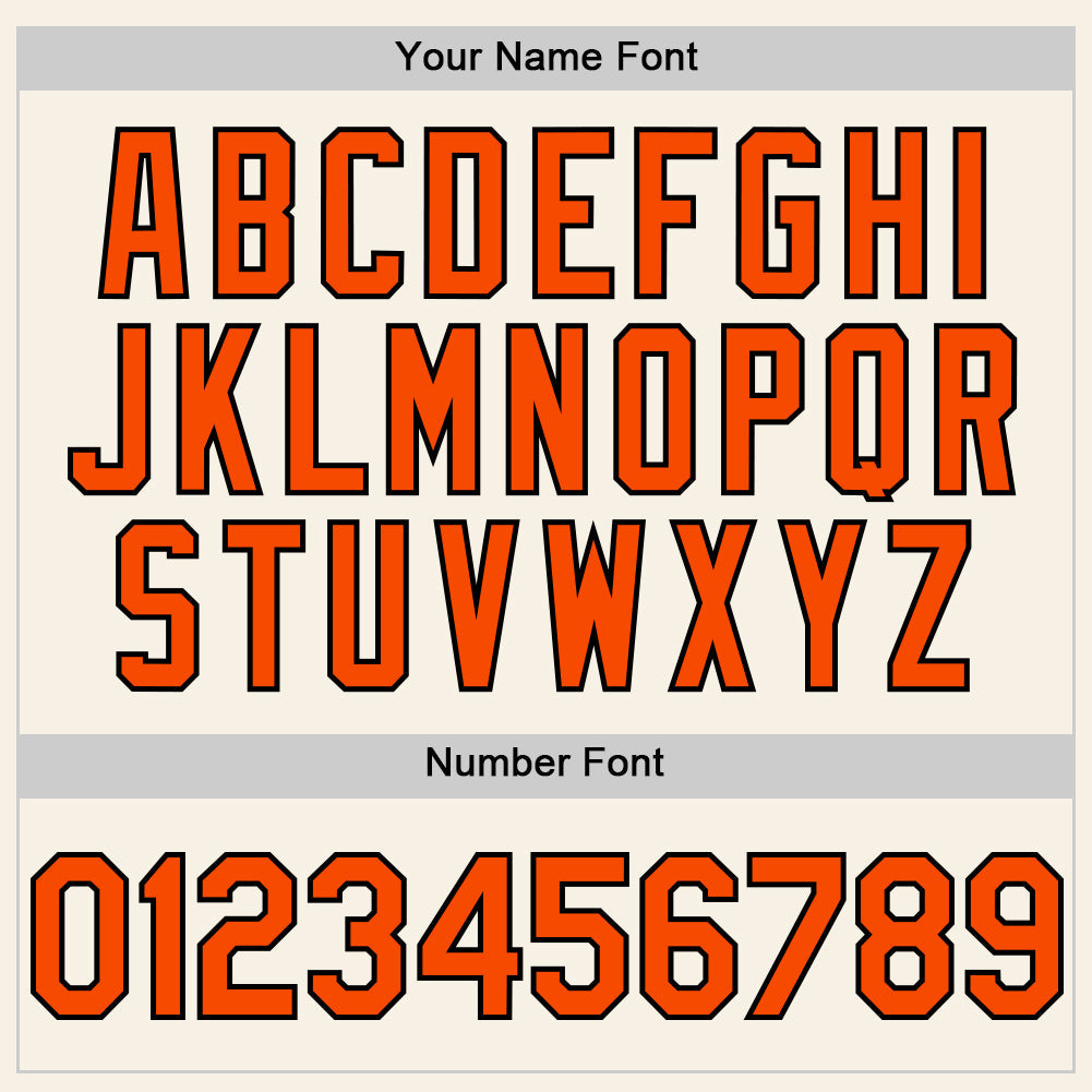 Custom Cream Orange-Black Authentic Sleeveless Baseball Jersey - Sky-Custom