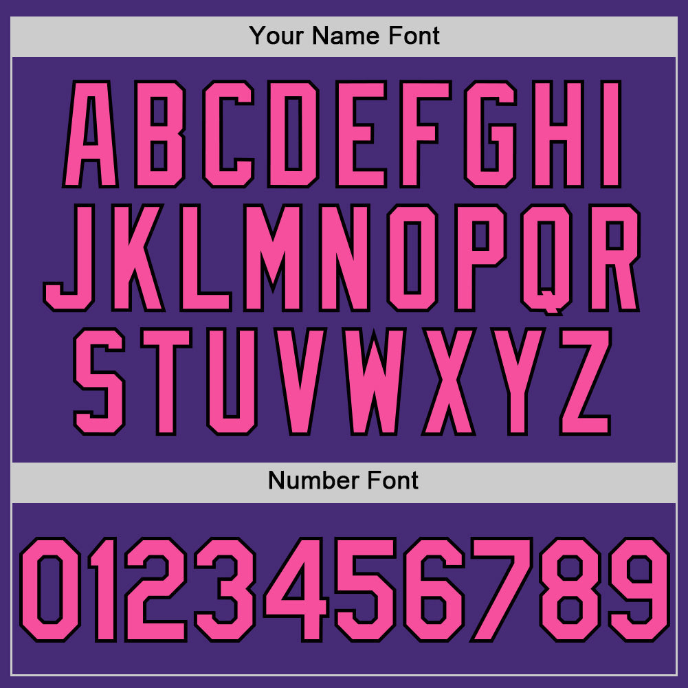 Custom Purple Pink-Black Authentic Sleeveless Baseball Jersey - Sky-Custom