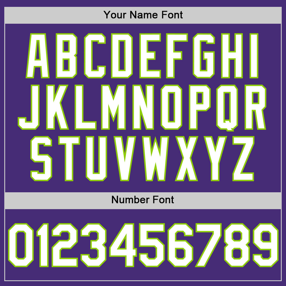 Custom Purple White-Neon Green Authentic Sleeveless Baseball Jersey - Sky-Custom