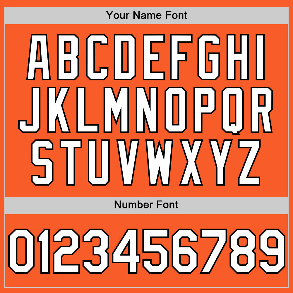 Custom Orange White-Black Authentic Sleeveless Baseball Jersey - Sky-Custom