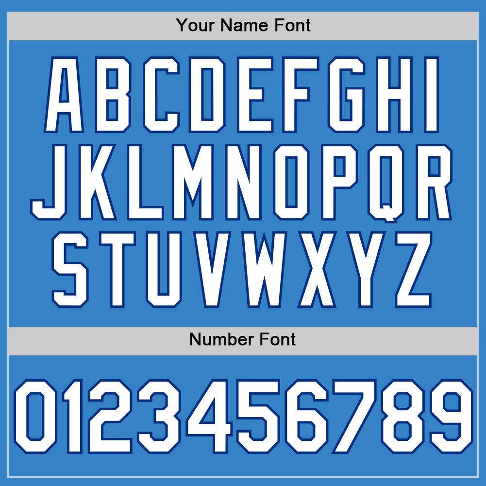 Custom Powder Blue White-Royal Authentic Sleeveless Baseball Jersey - Sky-Custom