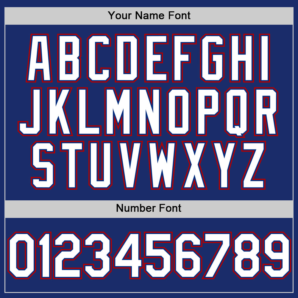 Custom Royal White-Red Authentic Sleeveless Baseball Jersey - Sky-Custom