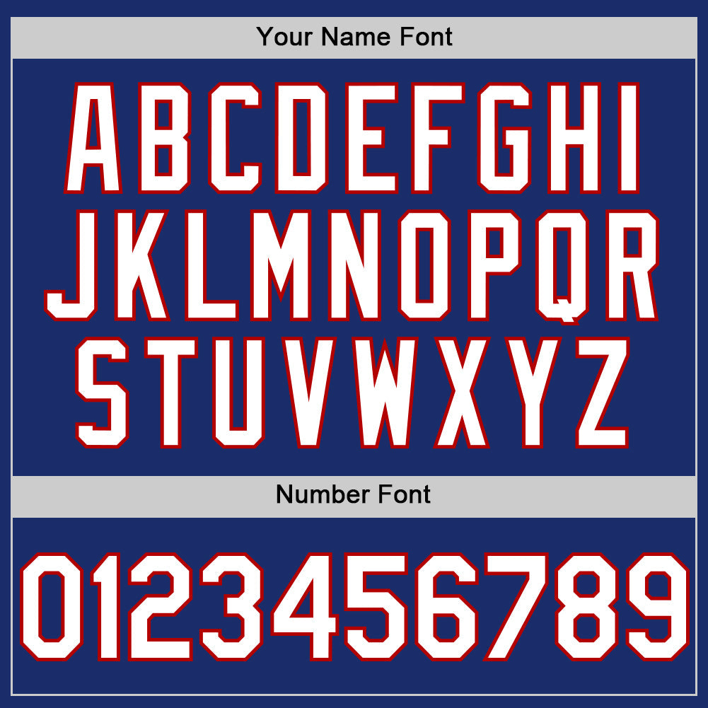 Custom Royal White-Red Authentic Sleeveless Baseball Jersey - Sky-Custom