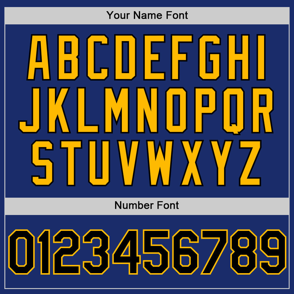 Custom Royal Black-Gold Authentic Sleeveless Baseball Jersey - Sky-Custom