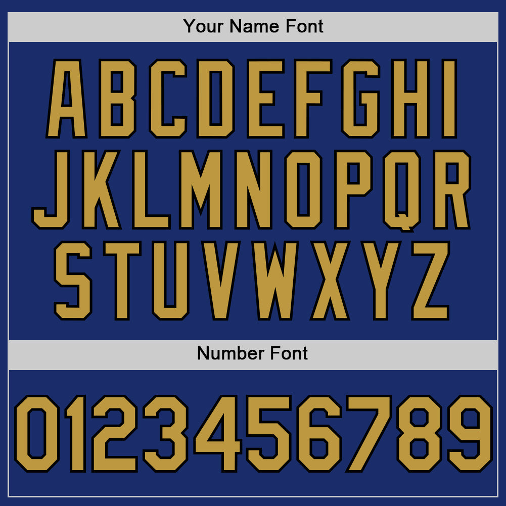 Custom Royal Old Gold-Black Authentic Sleeveless Baseball Jersey - Sky-Custom