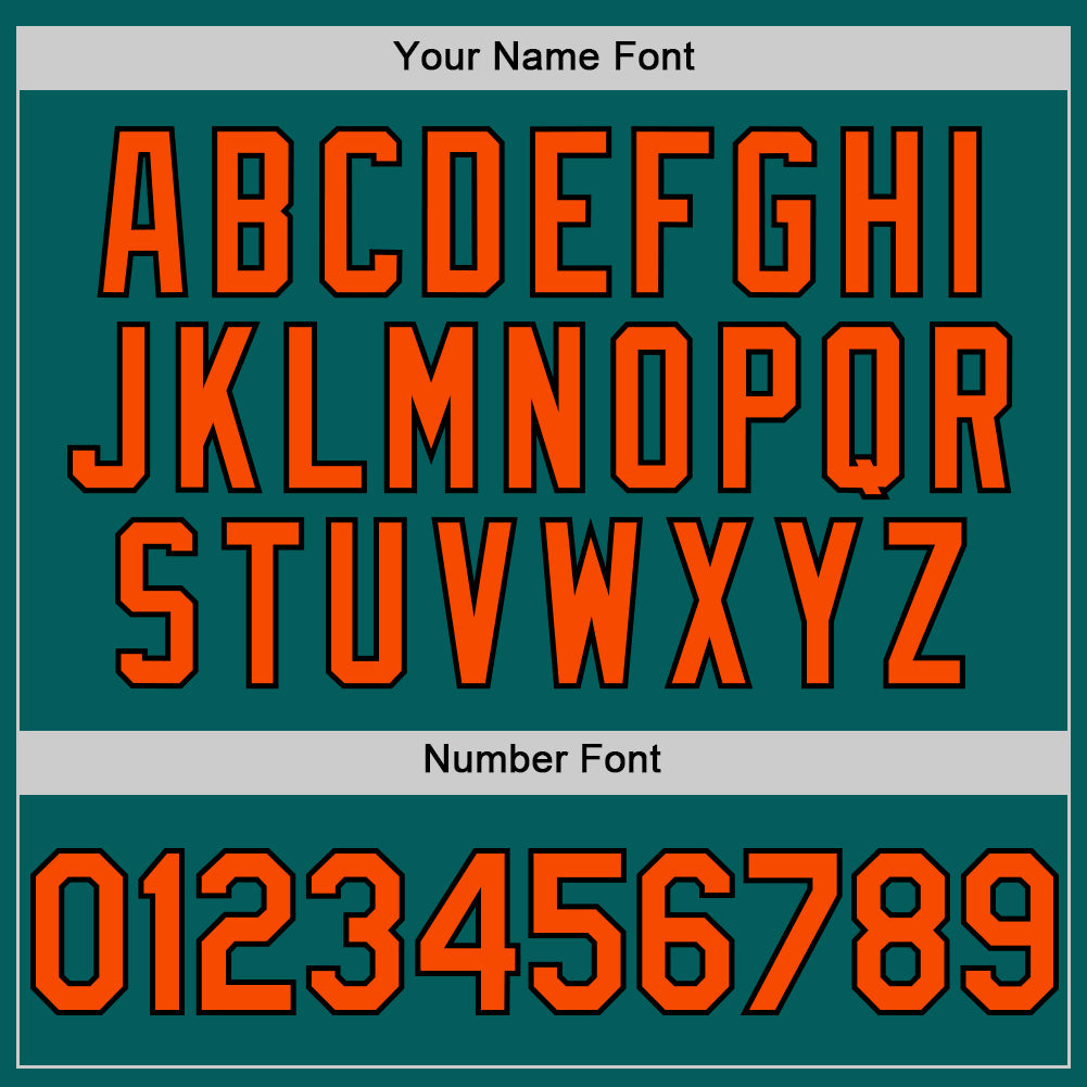 Custom Teal Orange-Black Authentic Sleeveless Baseball Jersey - Sky-Custom