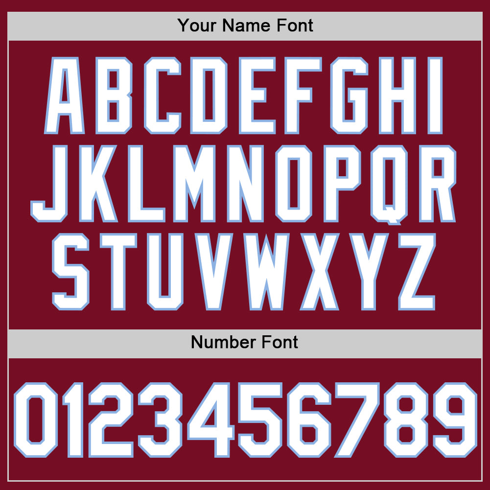 Custom Crimson White-Light Blue Authentic Sleeveless Baseball Jersey - Sky-Custom