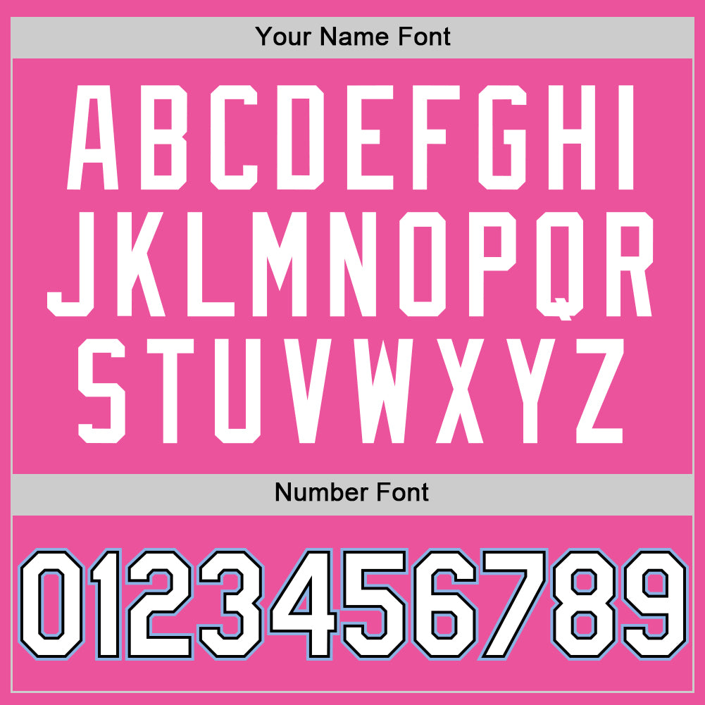 Custom Pink Black-Light Blue Authentic Sleeveless Baseball Jersey - Sky-Custom