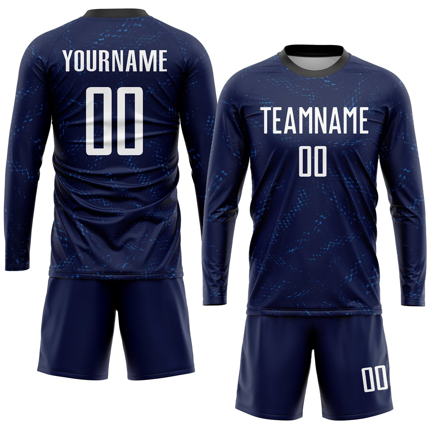 Custom Dark Purple White-Black Sublimation Soccer Uniform Jersey - Sky-Custom
