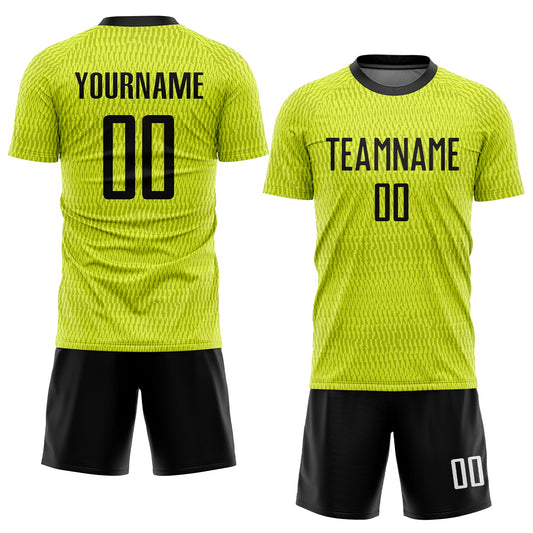 Custom Gold Black-White Sublimation Soccer Uniform Jersey - Sky-Custom