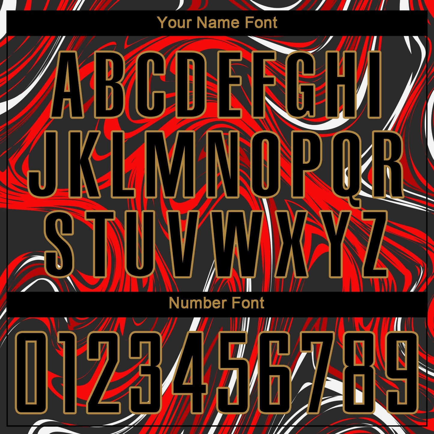 Custom Figure Black-Old Gold Sublimation Soccer Uniform Jersey - Sky-Custom