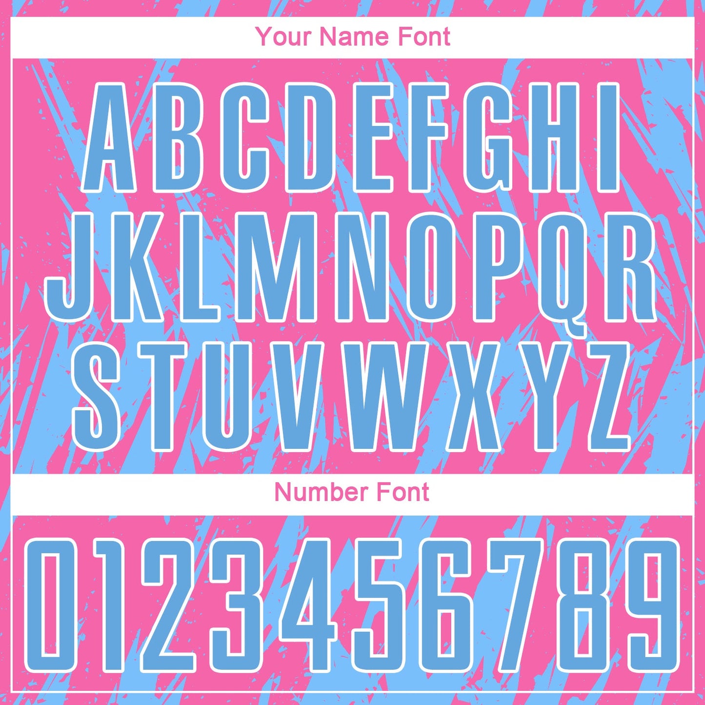 Custom Pink Light Blue-White Sublimation Soccer Uniform Jersey - Sky-Custom