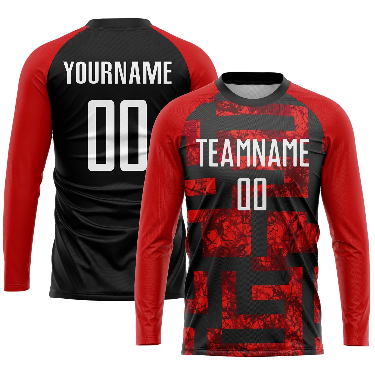 Custom Red White-Black Sublimation Soccer Uniform Jersey - Sky-Custom