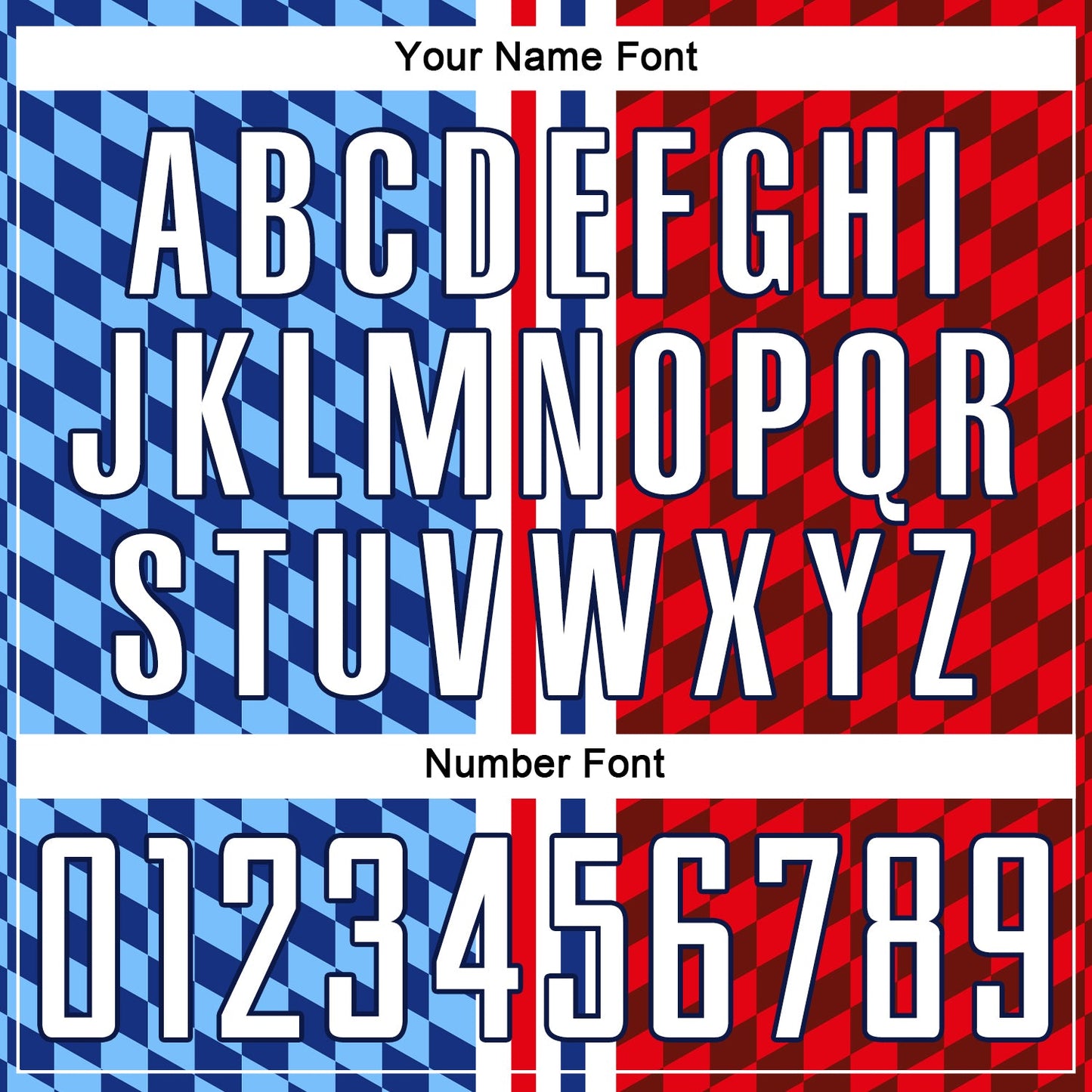 Custom Figure White-Royal Sublimation Soccer Uniform Jersey - Sky-Custom