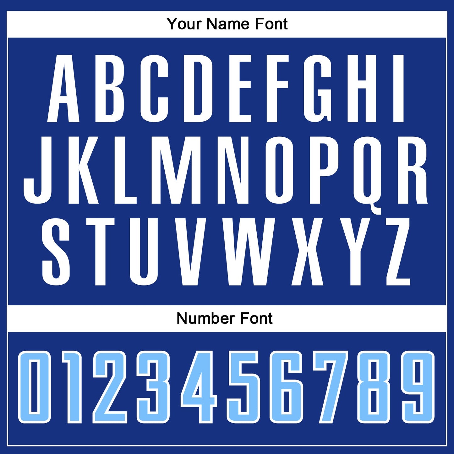 Custom Royal Light Blue-White Sublimation Split Fashion Soccer Uniform Jersey - Sky-Custom