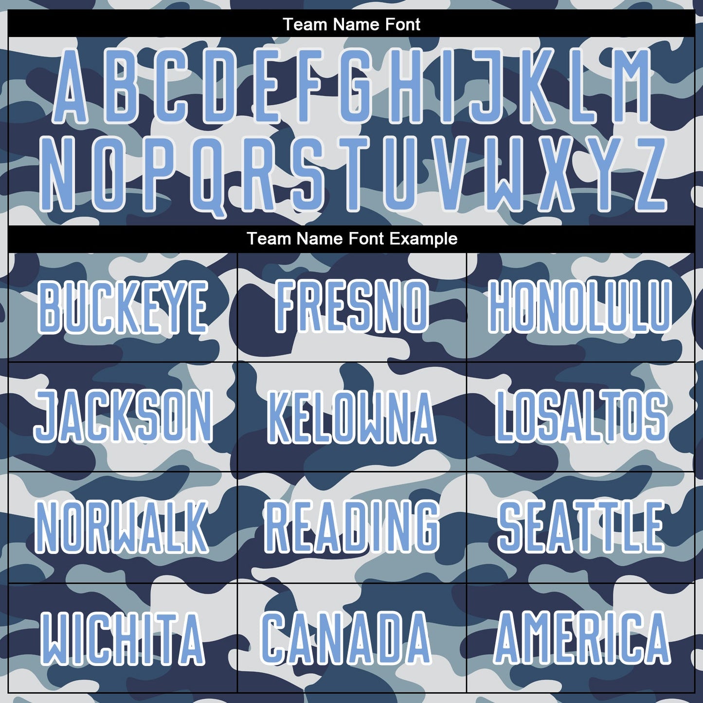 Custom Camo Light Blue-Royal Sublimation Salute To Service Soccer Uniform Jersey - Sky-Custom