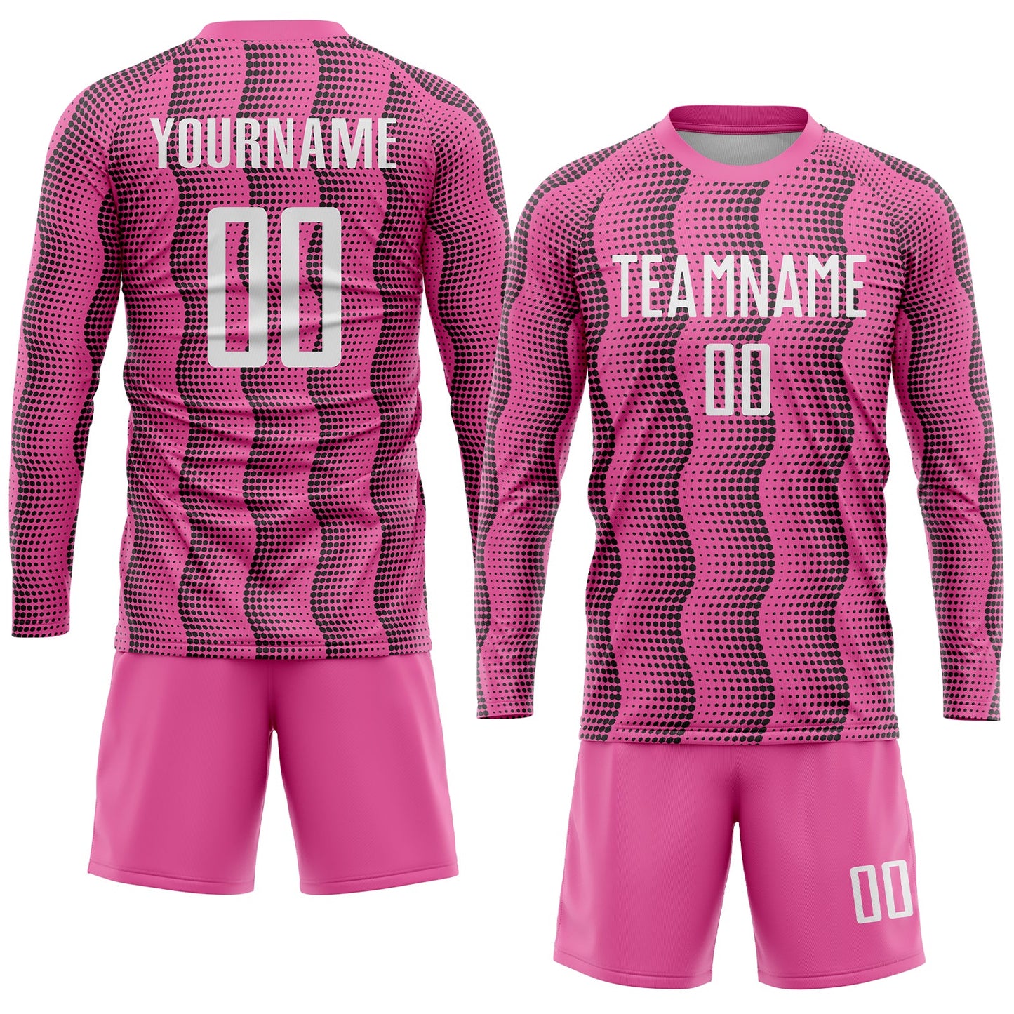 Custom Pink White Sublimation Soccer Uniform Jersey - Sky-Custom