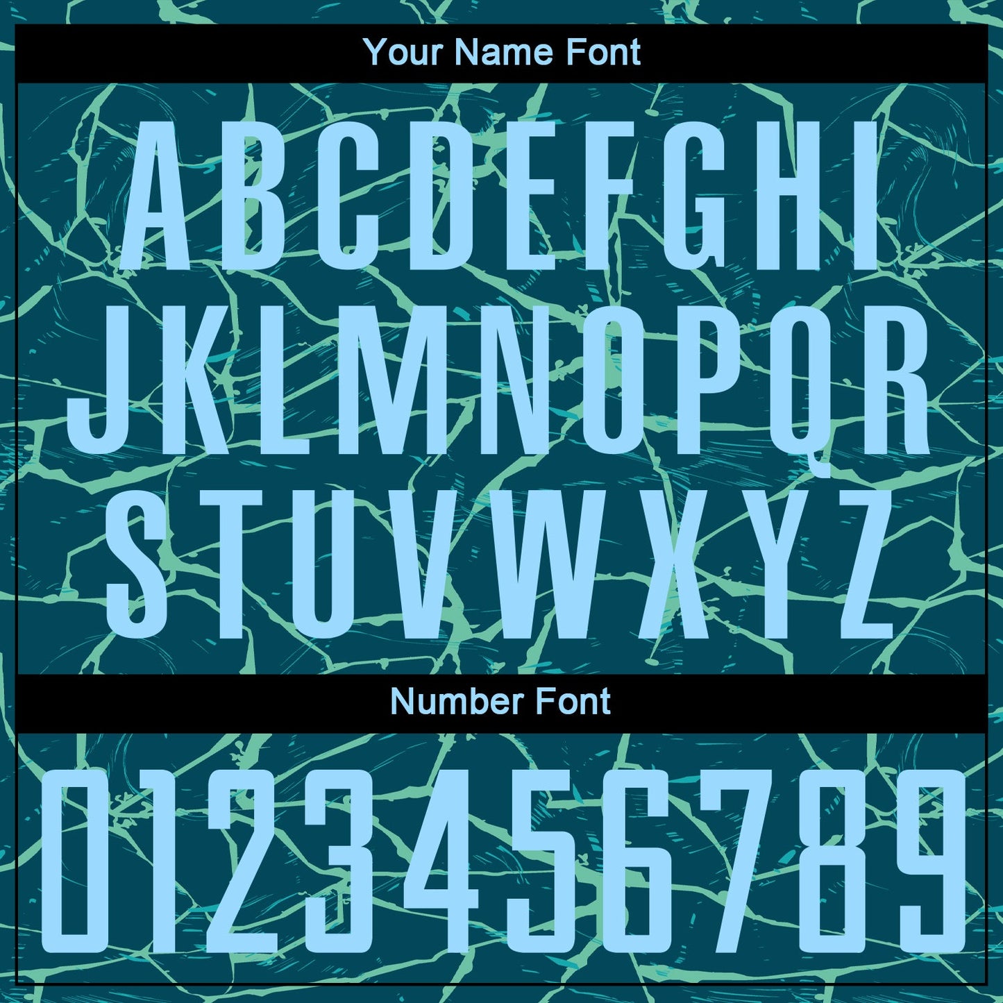 Custom Teal Light Blue-Black Sublimation Soccer Uniform Jersey - Sky-Custom