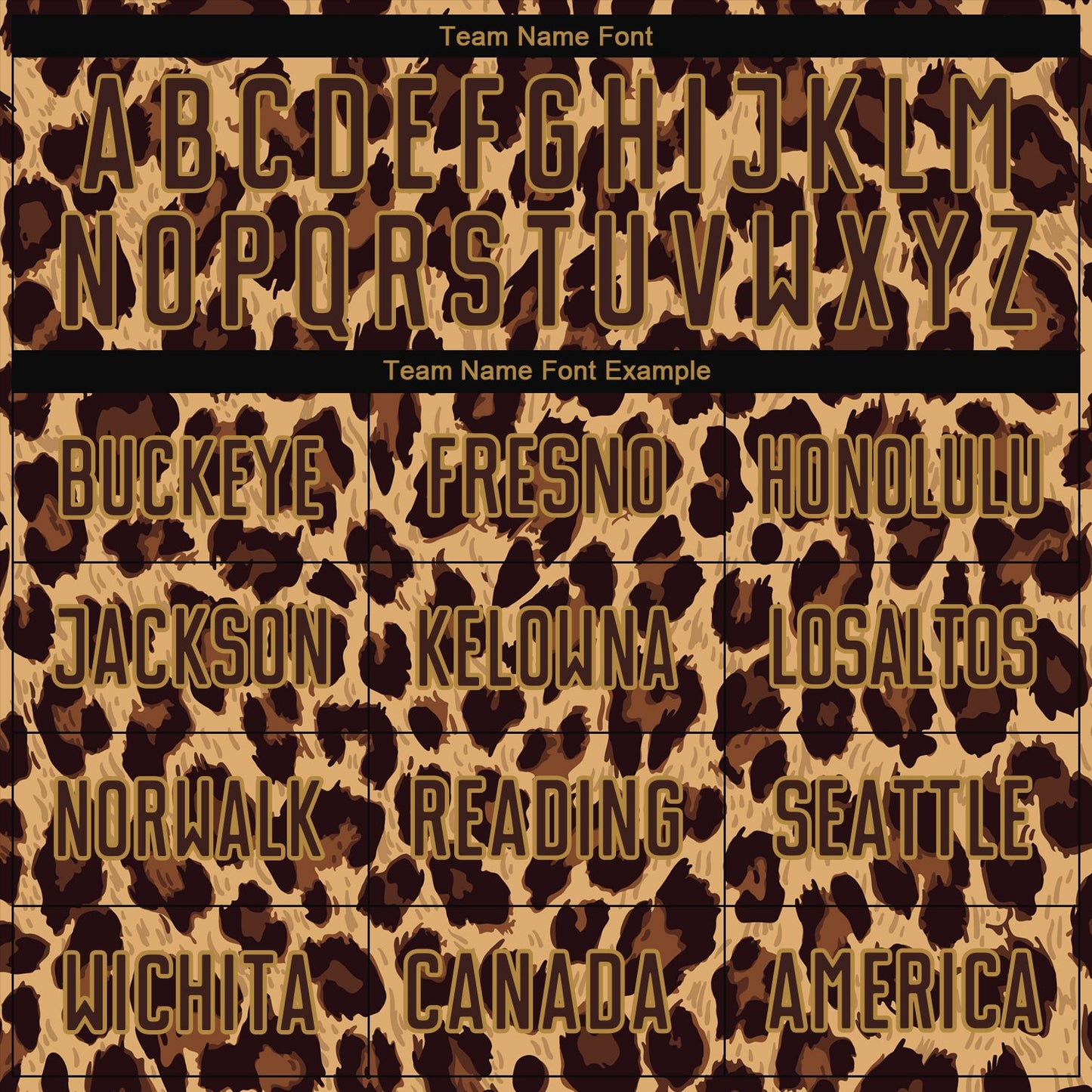 Custom Brown Brown-Old Gold Sublimation Leopard Soccer Uniform Jersey - Sky-Custom